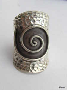 ring mt 18-19,5 spiraal 999 zilver