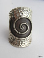 ring mt 18-19,5 spiraal 999 zilver