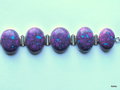 Paarse-Turquoise-armband-925-zilver-NIEUW