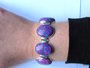 Paarse Turquoise armband 925 zilver NIEUW_5