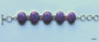 Paarse Turquoise armband 925 zilver NIEUW_5